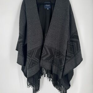 American Eagle Outfitters Charcoal Poncho